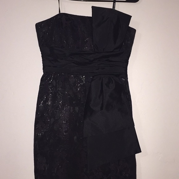 Black and Purple Maggy London Dress - Picture 2 of 4